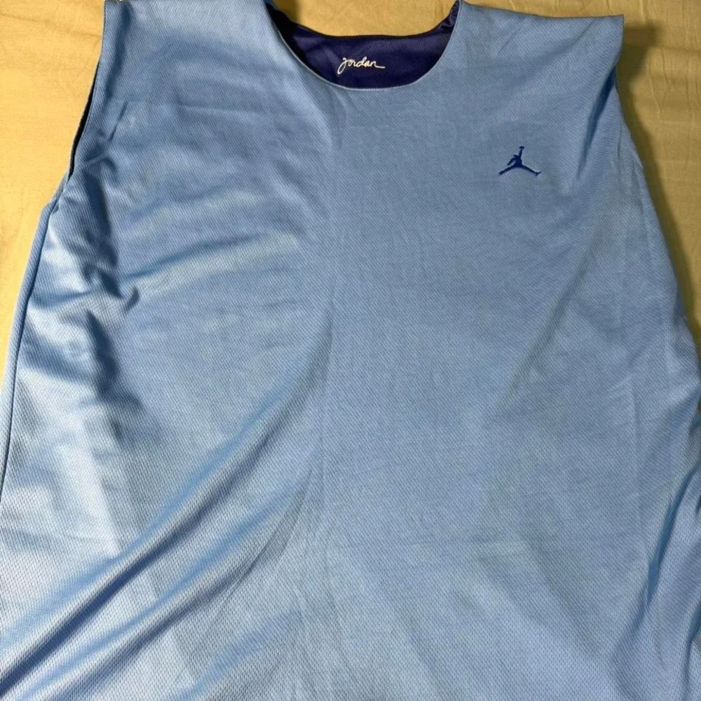 Jordan Reversible Basketball Jersey XL Blue Athletic‎ Tank Top Jumpman